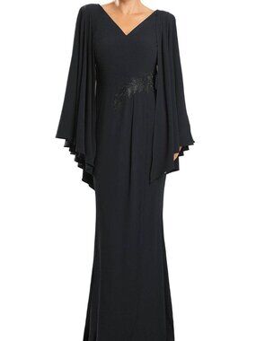 NWT Alexander by Daymor 1854F23 Classic Formal Dresses Black Size 20 and 14